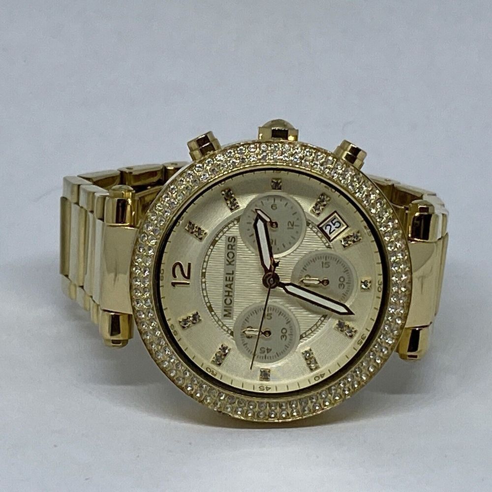 Michael Kors Parker MK5354 Womens Stainless Steel Analog Dial Quartz Watch MP731 - Picture 7 of 12